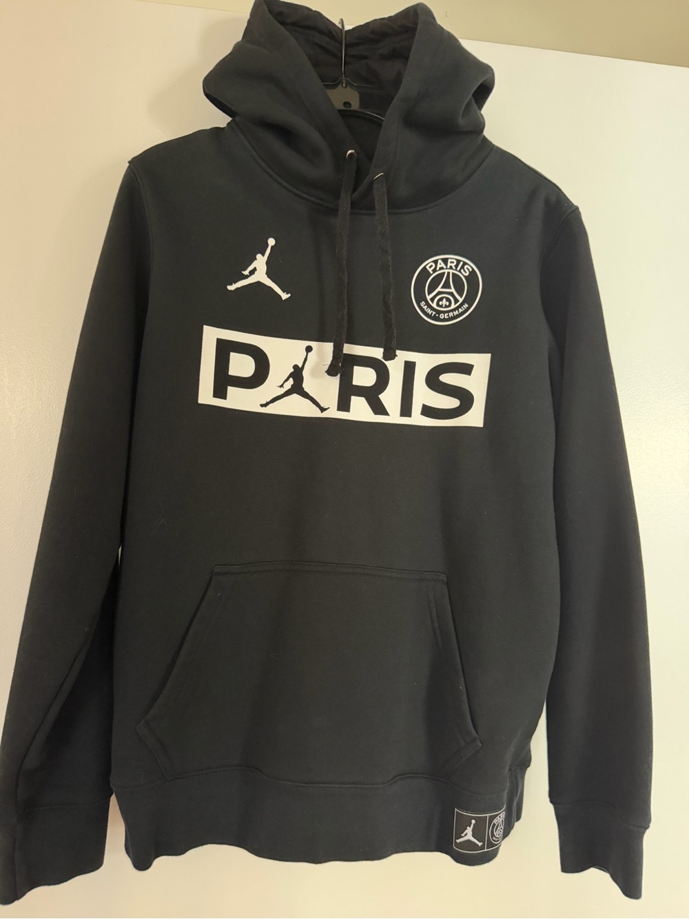 Jordan Black Paris Logo Pullover Hoodie